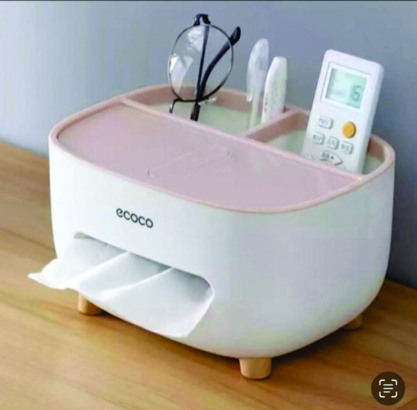 Tissue Box With Storage Holder